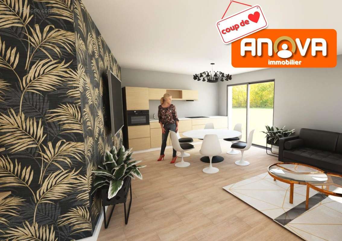 5 pièces Saverne vue 3 homestaging séjour - Appartement à SAVERNE