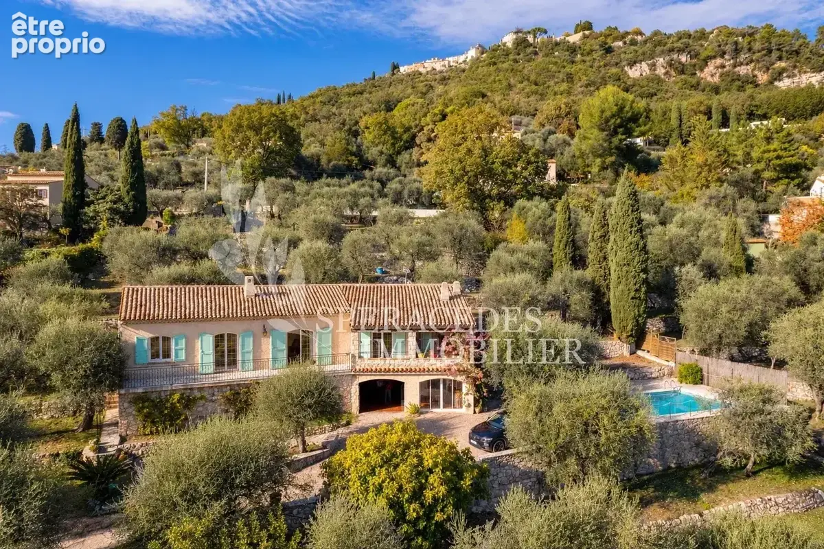 Cabris - Villa de charme avec vue mer et oliveraie - photo 3