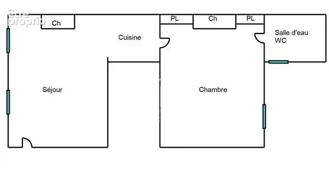T2 de 41 m² avec terrasse – calme absolu – en rez-de-chaussée d’un bel immeuble Toulousain intimiste – Quartier prisé des Chalet - photo 11