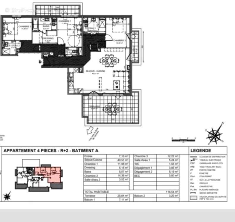 Appartement à LE CANNET