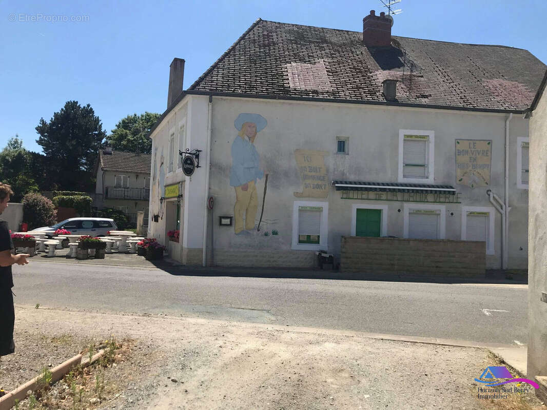 façade arrière prise du jardin - Maison à LIGNIERES