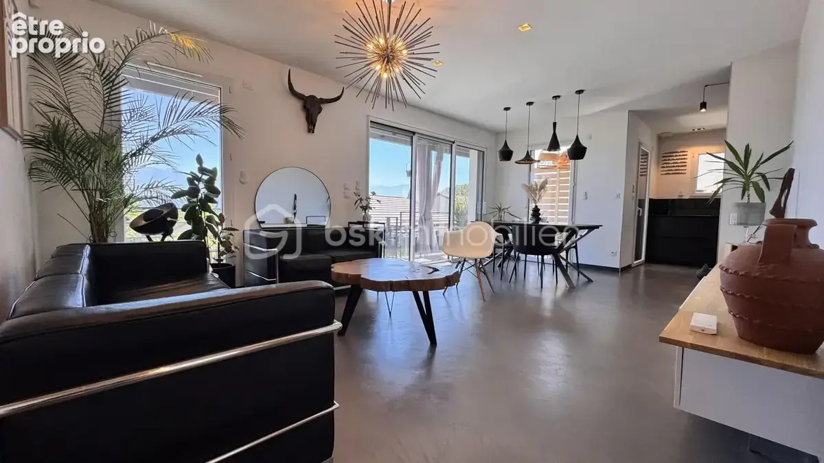 Seysins hauteurs — villa contemporaine de 2020 avec vue panoramique - photo 7