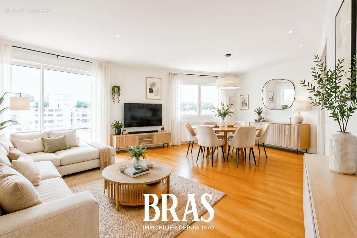 Appartement Vannes 4 pièce(s) 78.21 m2 terrasse balcon dernier étage - photo 2
