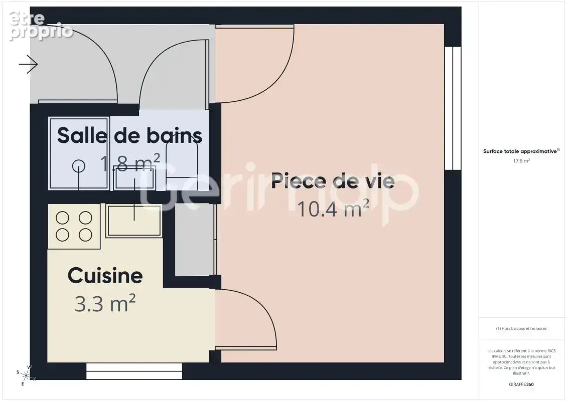 Vente - Appartement - Studio - 18 m² - 140 000 € - MEGEVE - 100 - photo 5