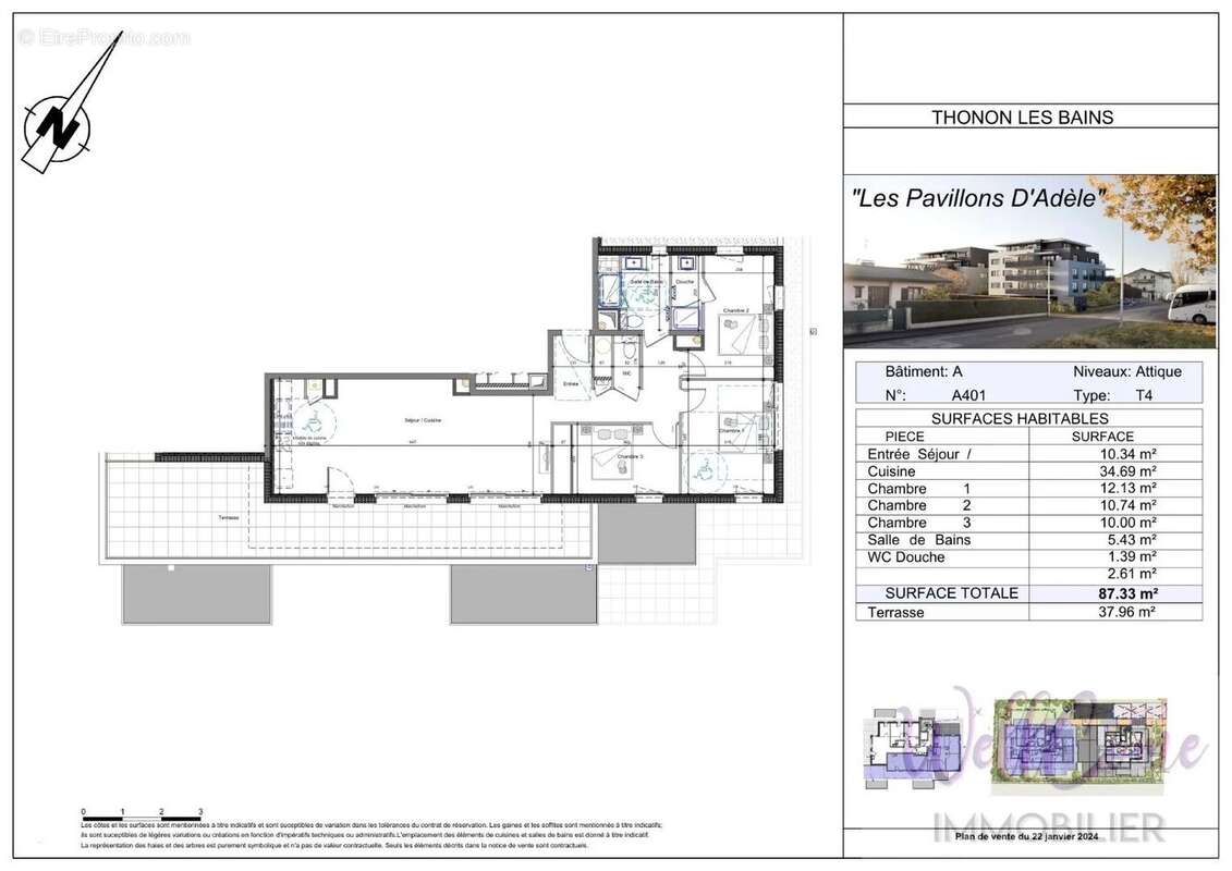 Appartement à THONON-LES-BAINS