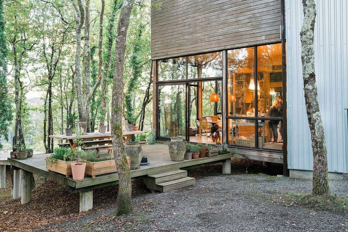 Auch property for sale Gers architect house eco home southwest France modern house with pool panoramic views Pyrenees contemporary design award winning architecture facade - Maison à AUCH