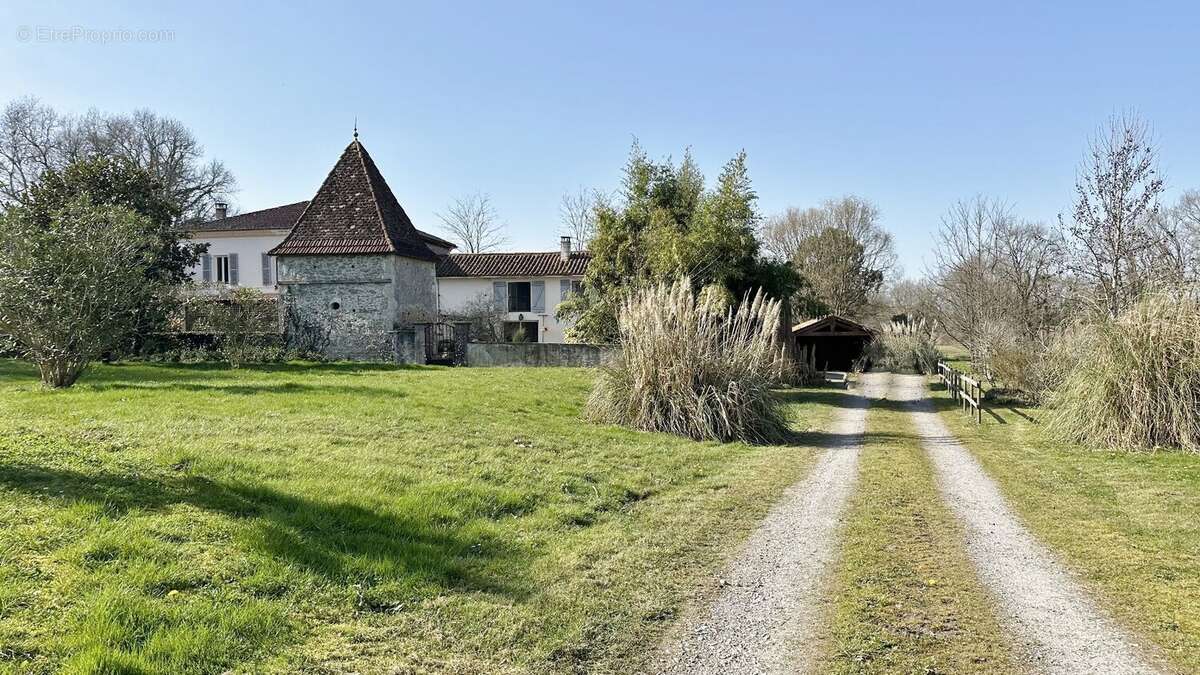 Maison bourgeoise du XVIIe siècle à vendre proche de Dax  Propriété de caractère avec dépendances, piscine et grand terrain - photo 4