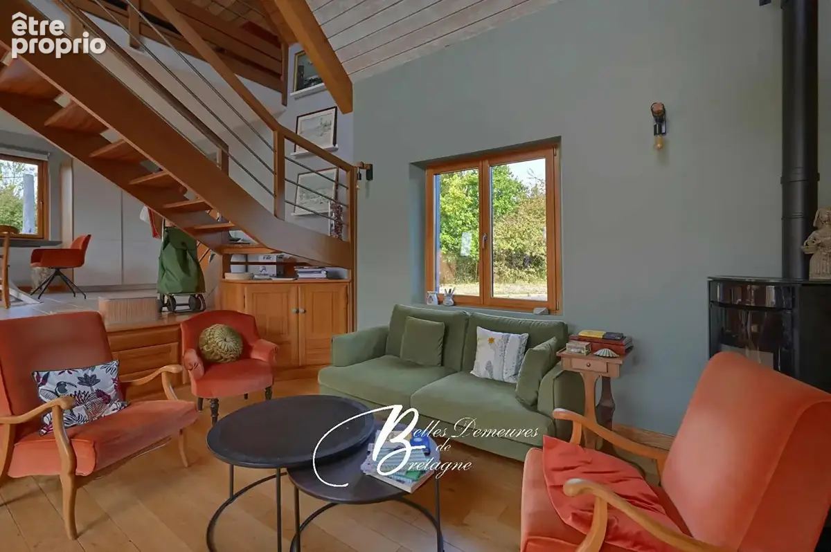 A vendre Maison contemporaine à ossature bois, lumineuse, avec vaste pièce de vie Pleudaniel Côtes d'Armor - photo 10