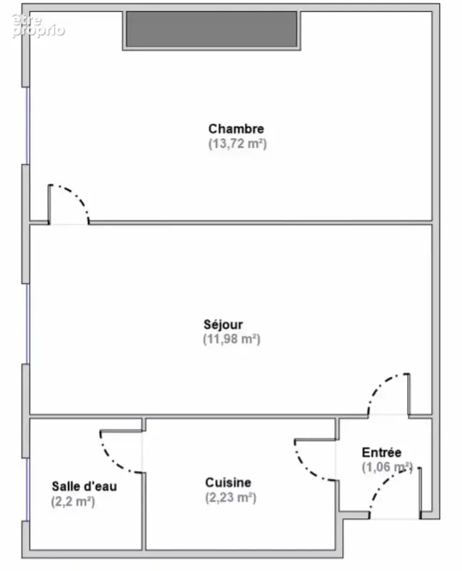 2 pièces 31 m², vue dégagée, à rénover - photo 15