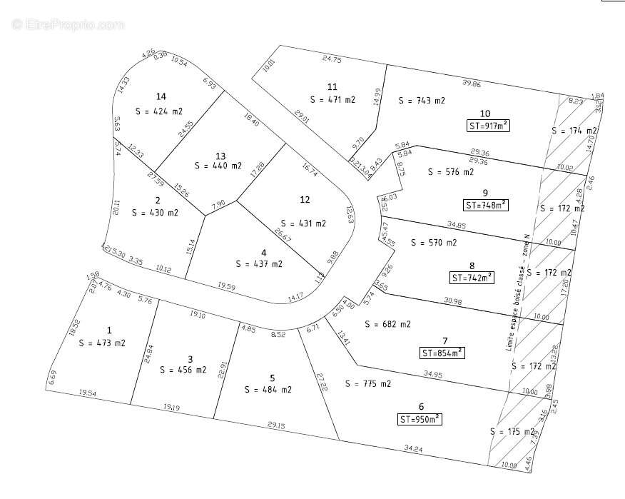 Terrain à SAINT-DENIS