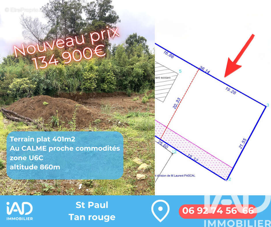 Photo 2 - Terrain à SAINT-PAUL