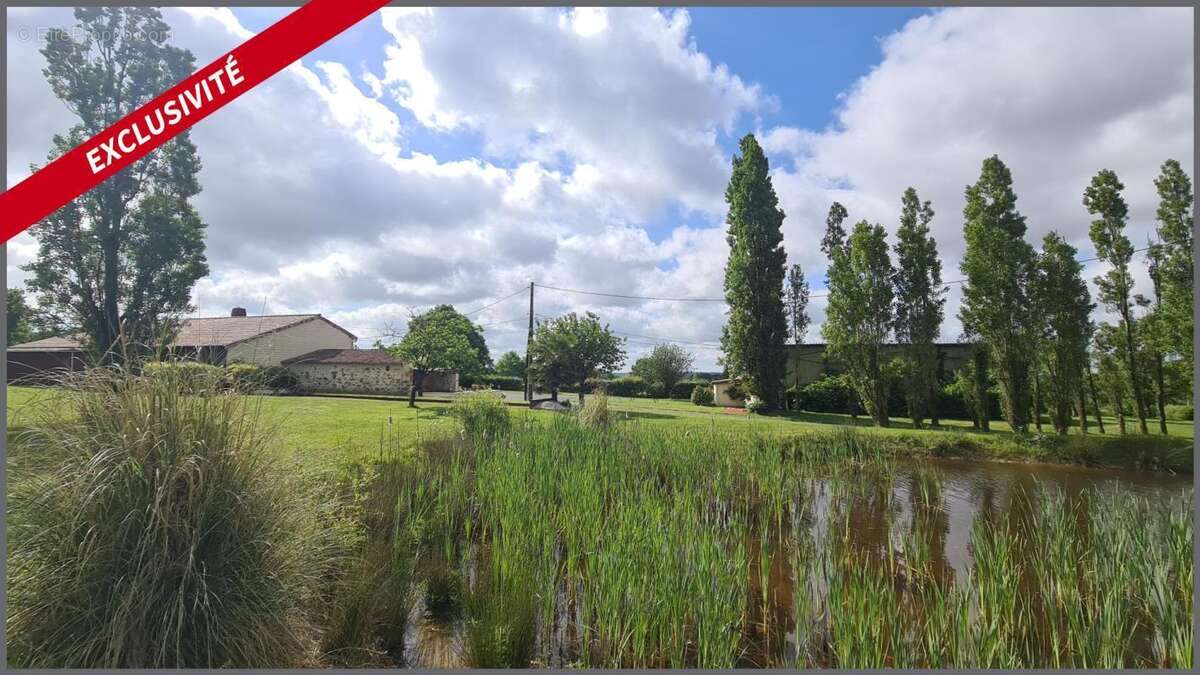 Cadre de nature avec un etang, salle de reception, dépendance - photo 19