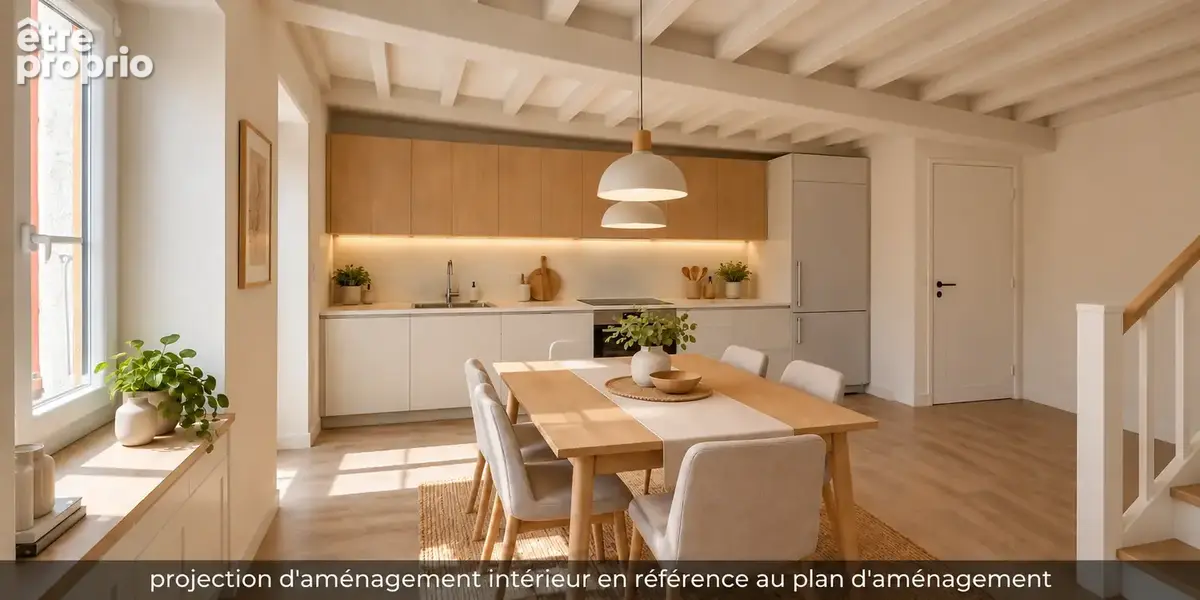 Maison de village en pierre avec cours privative, cave et 2 places de stationnement. - photo 5