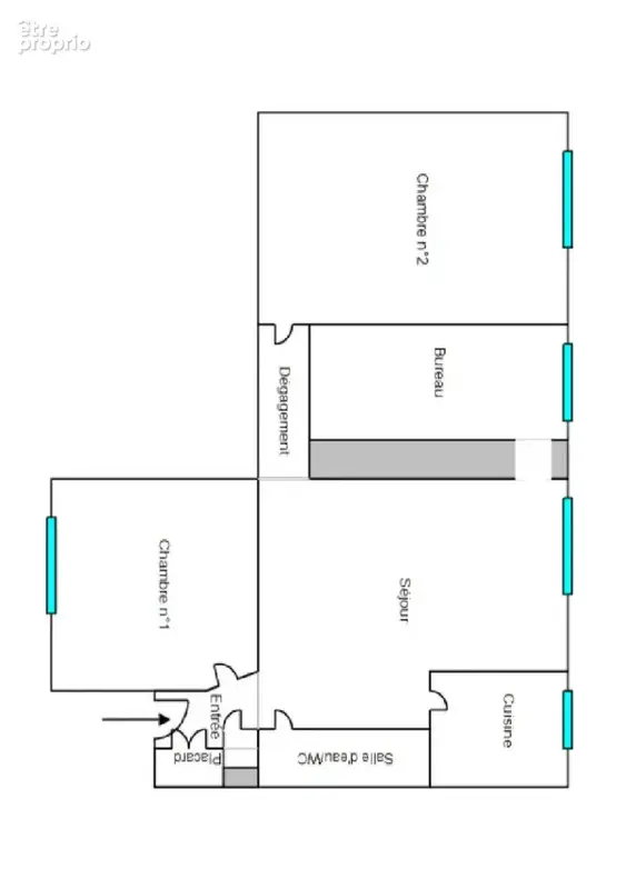 Appartement à PARIS-18E