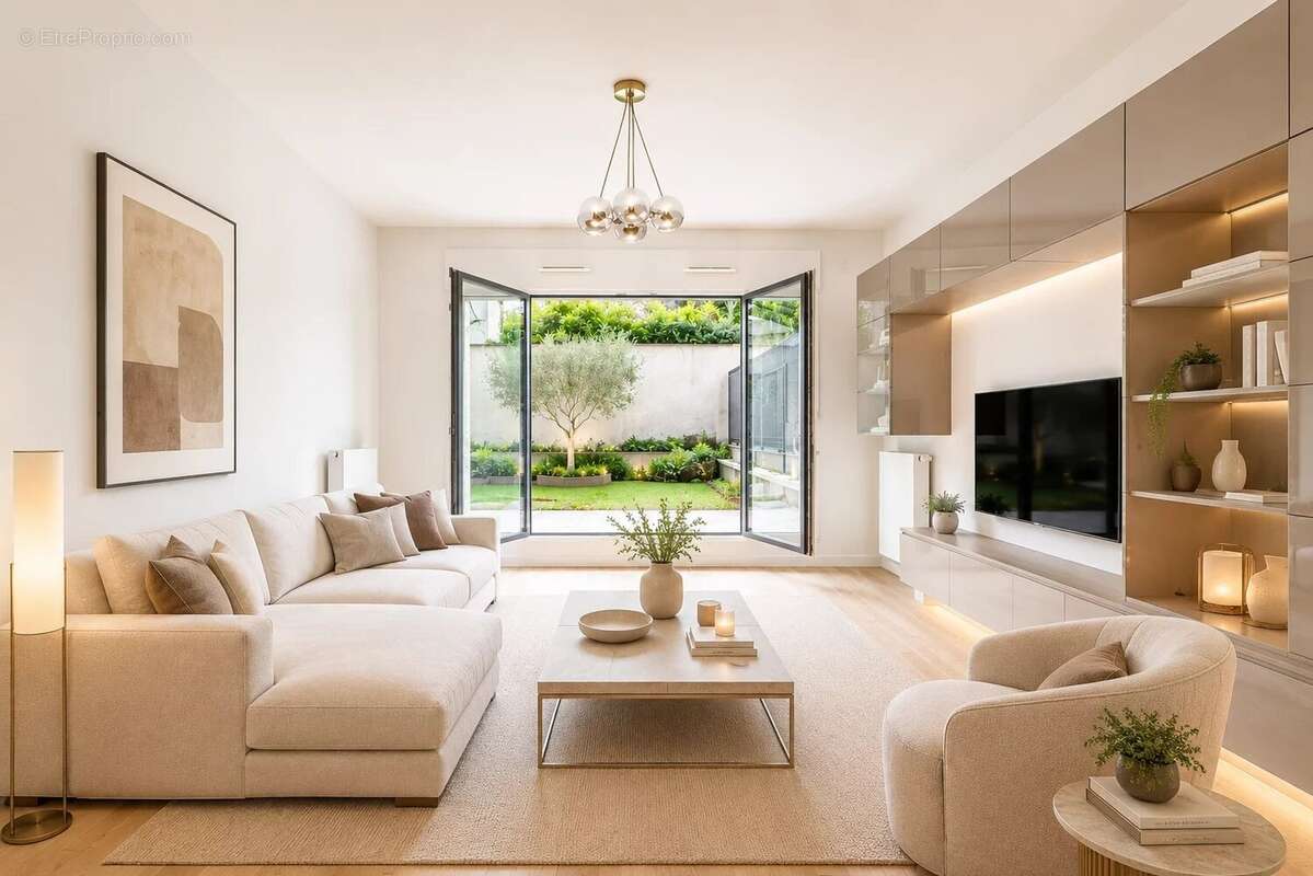 3 pièces,  2 chambres avec jardin et terrasse - photo 3