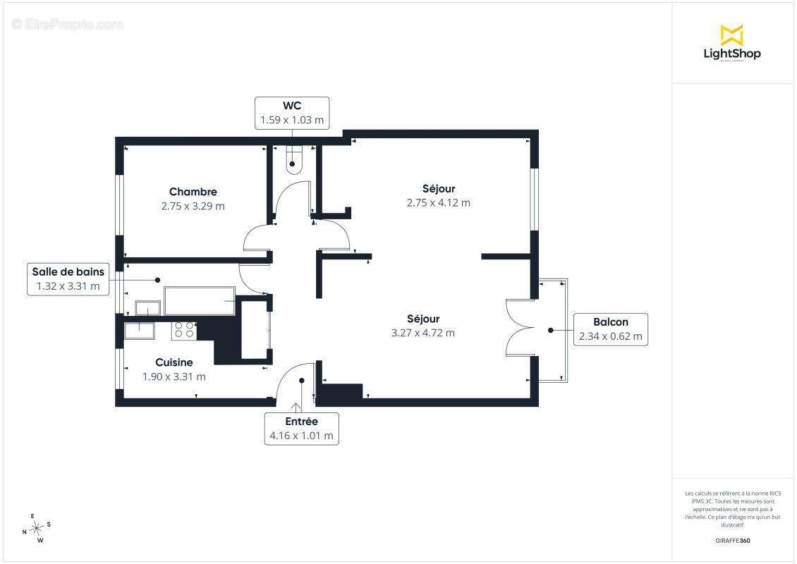 Appartement à BORDEAUX
