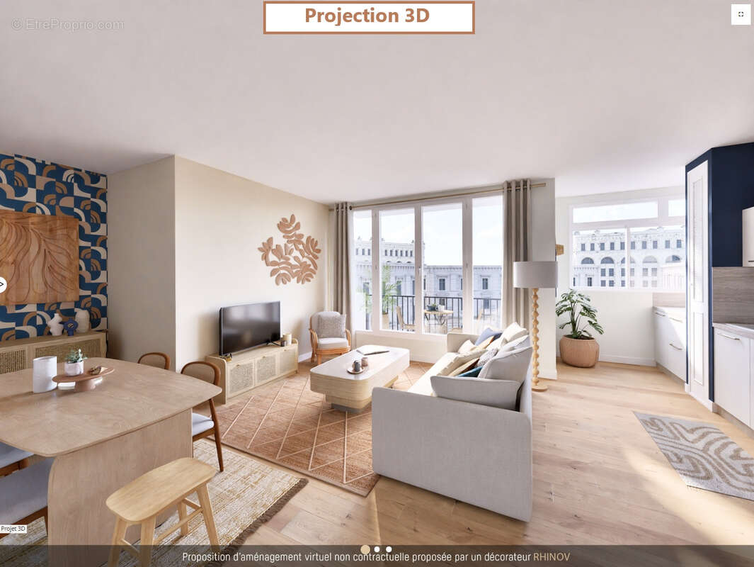 Appartement Maisons-Laffitte 3 pièces 48.88 m2 - photo 3
