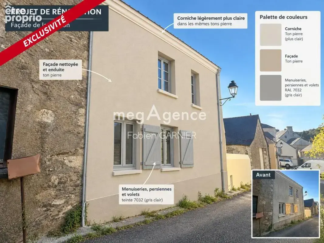 Maison en cœur de bourg de Denée,3 chambres - photo 2