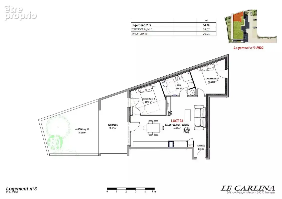 Vente Appartement Morestel(38510) 249 400ï¿œ - photo 2