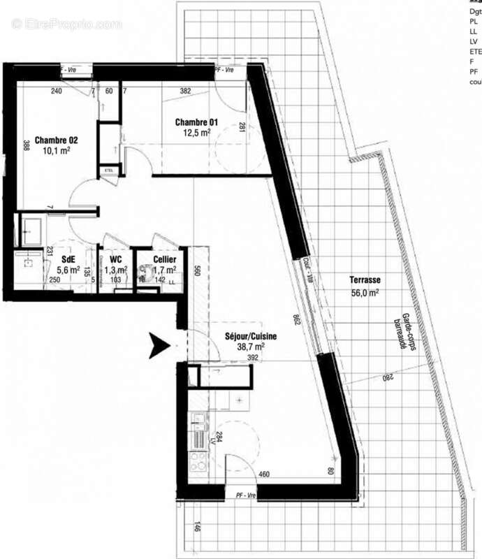 Appartement à LA ROCHELLE