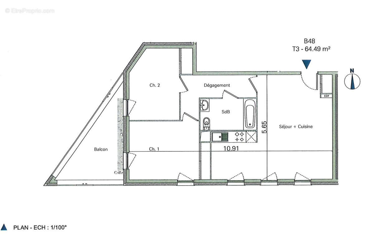 Appartement à BEGLES