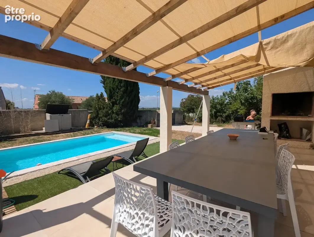 Vinassan   maison 4 faces 150 m2 avec piscine et garage - photo 13