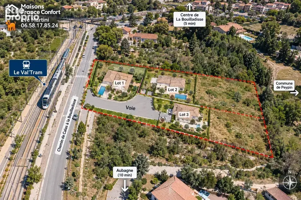 Terrain 622 m² à vendre à La Bouilladisse (13720) - photo 3