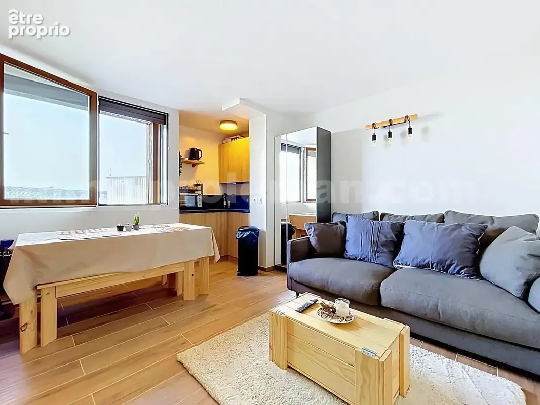 Studio_Samoens_Proche_Genève_Suisse_Investissement_Séjour_Cuisine_Station_De_Ski_