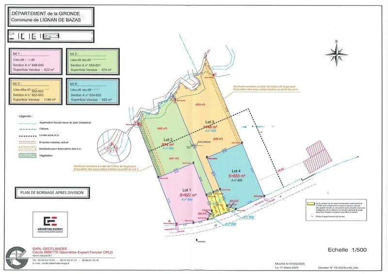 Terrain à LIGNAN-DE-BAZAS