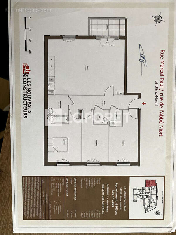 Appartement à LE BLANC-MESNIL