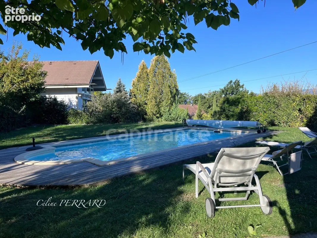 Maison SCIEZ (74), Maison 4 chambres avec piscine et vue lac - sous-sol, double garage, terrain, calme. Un cadre de vie très agr - photo 2