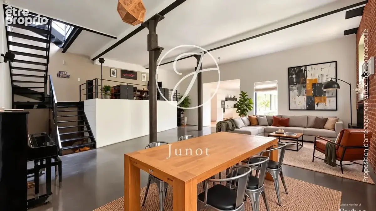 Lille - CORMONTAIGNE - Loft - 6 pièces - 216,98m² loi Carrez - 4 chambres - Terrasse - Jardin - Stationnement. - photo 6