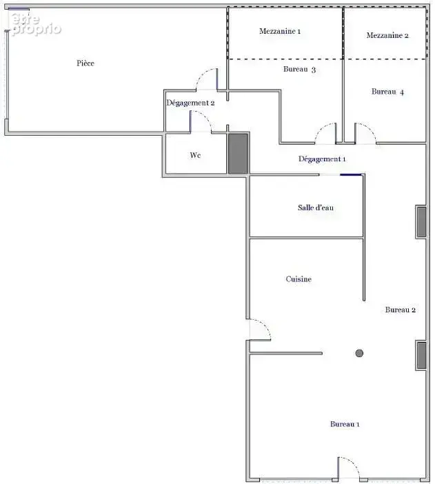 Appartement 107 m² - rue baron - photo 10