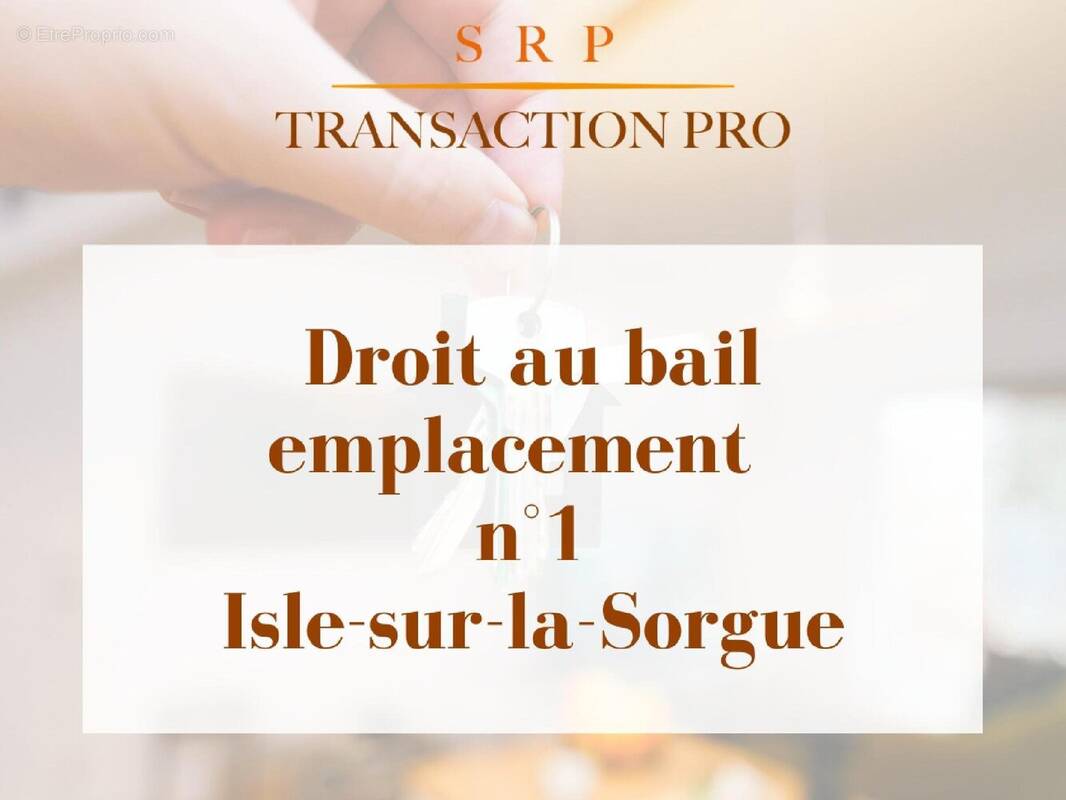 Commerce à L'ISLE-SUR-LA-SORGUE