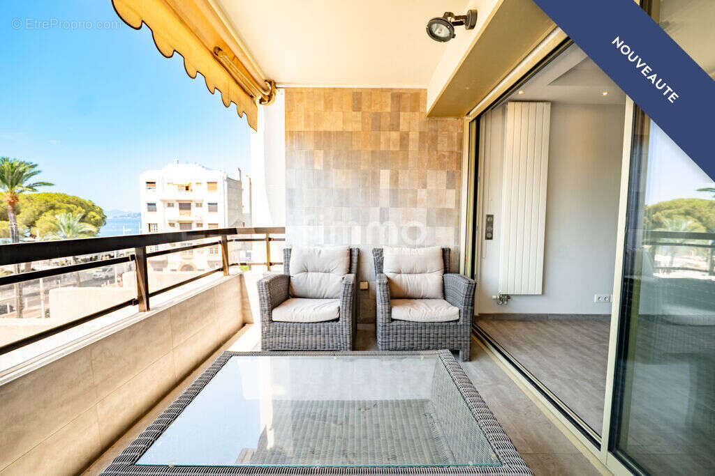 Juan-les-Pins, vue mer, 4 pièces d'exception, terrasse, parking - photo 4