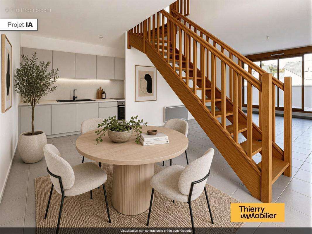 T3 duplex avec terrasse - photo 8