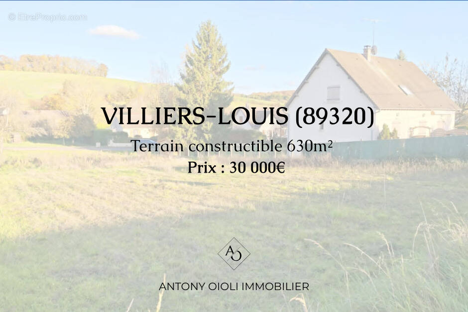 Terrain à VILLIERS-LOUIS