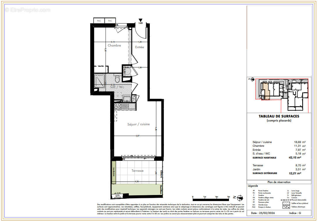 Appartement à TOULOUSE