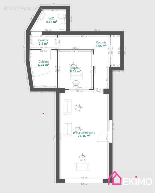 Appartement 58 m² à Wambrechies  - photo 7