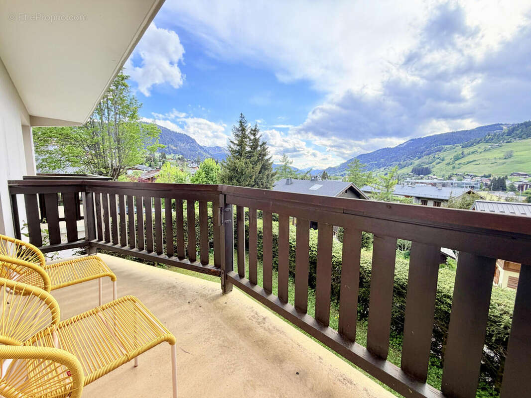 vue balcon (1) - Appartement à MEGEVE