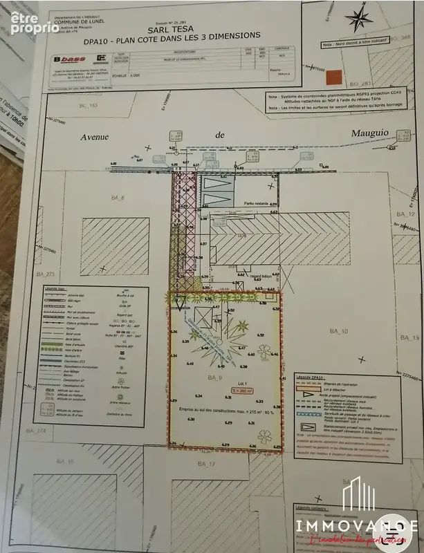 Terrain 360 m² à vendre à Lunel (34400) - photo 3