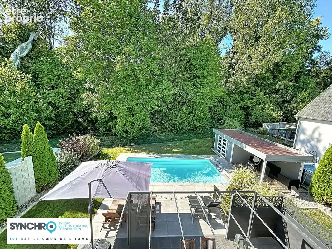 Kembs superbe maison contemporaine en lisière de forêt . - photo 6