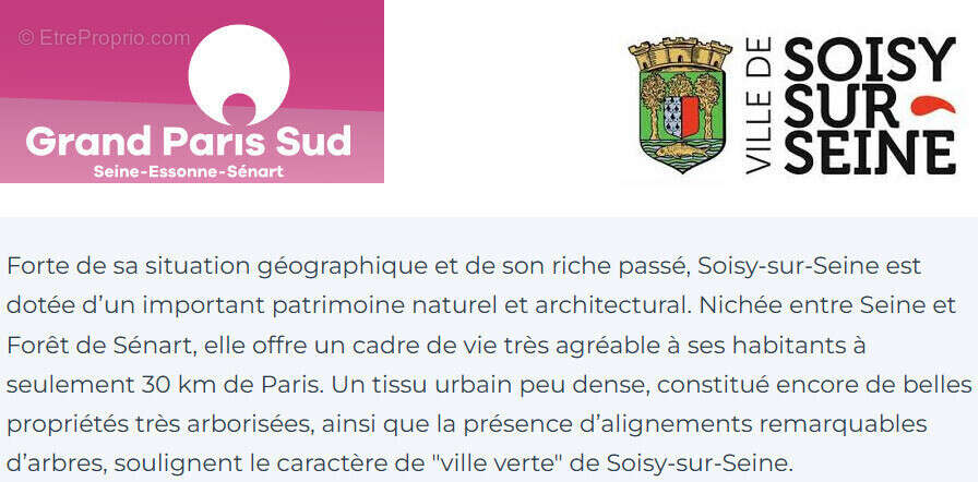 Appartement à SOISY-SUR-SEINE