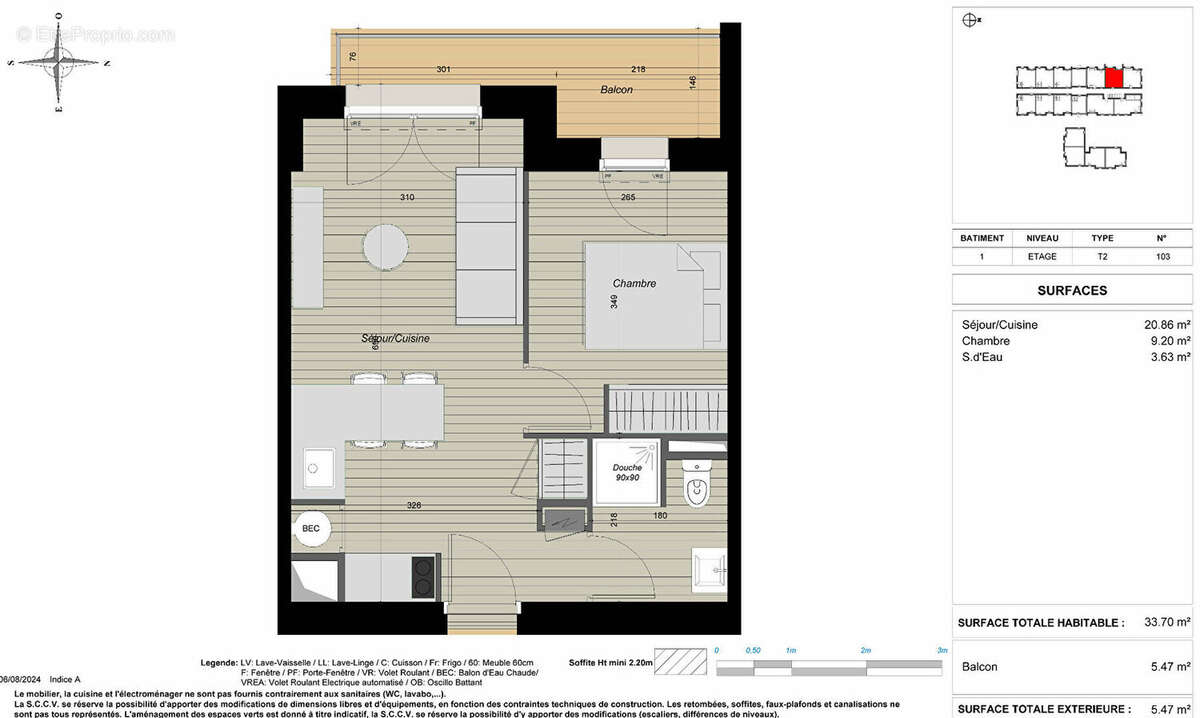 Appartement à LACANAU