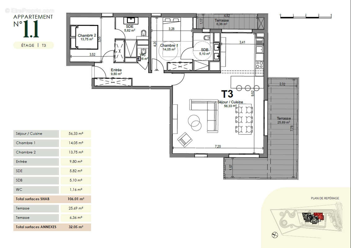 Appartement à SAINT-RAPHAEL