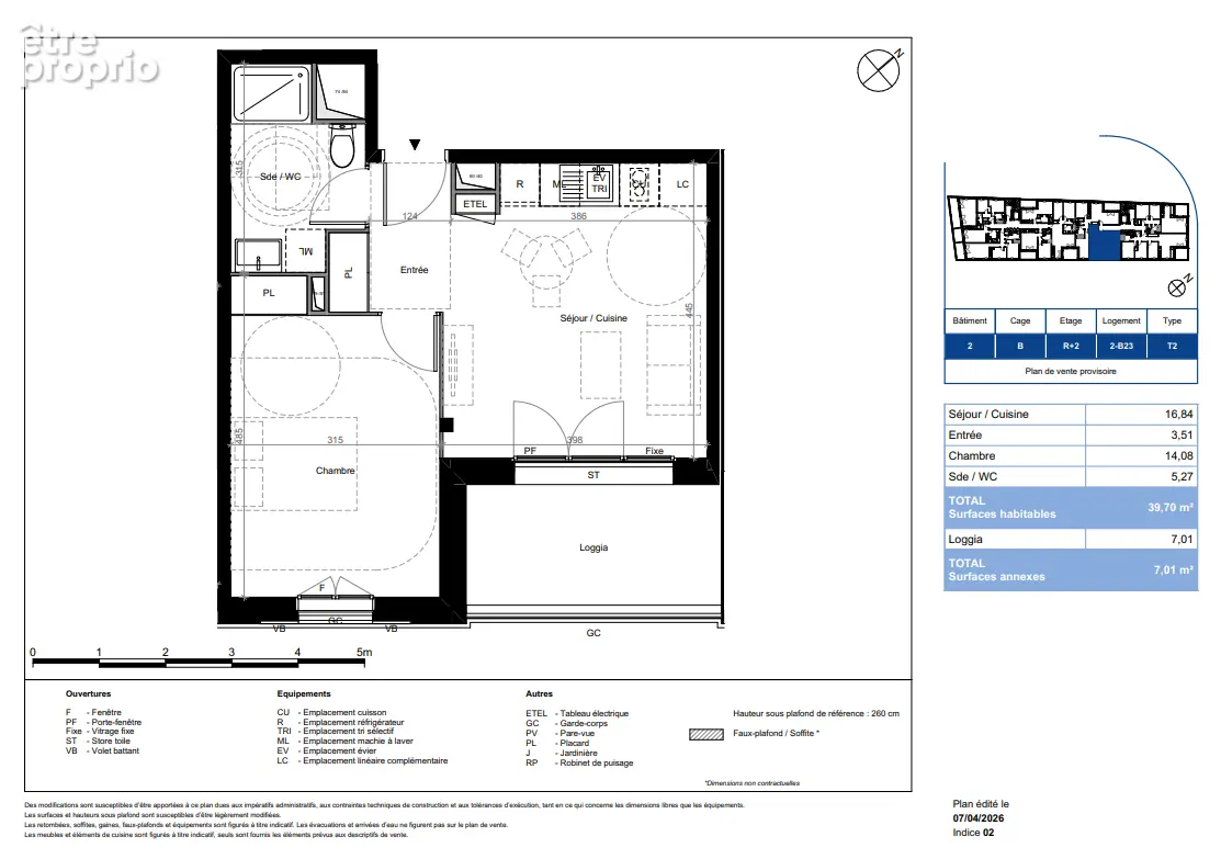 Appartement T2 - 40m2 - Toulouse - photo 2