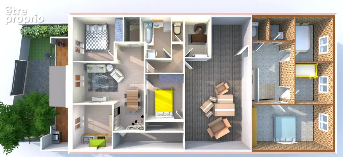 EXCLUSIVITE - Ensemble immobilier à rénover avec maison, appartement et garage - photo 16