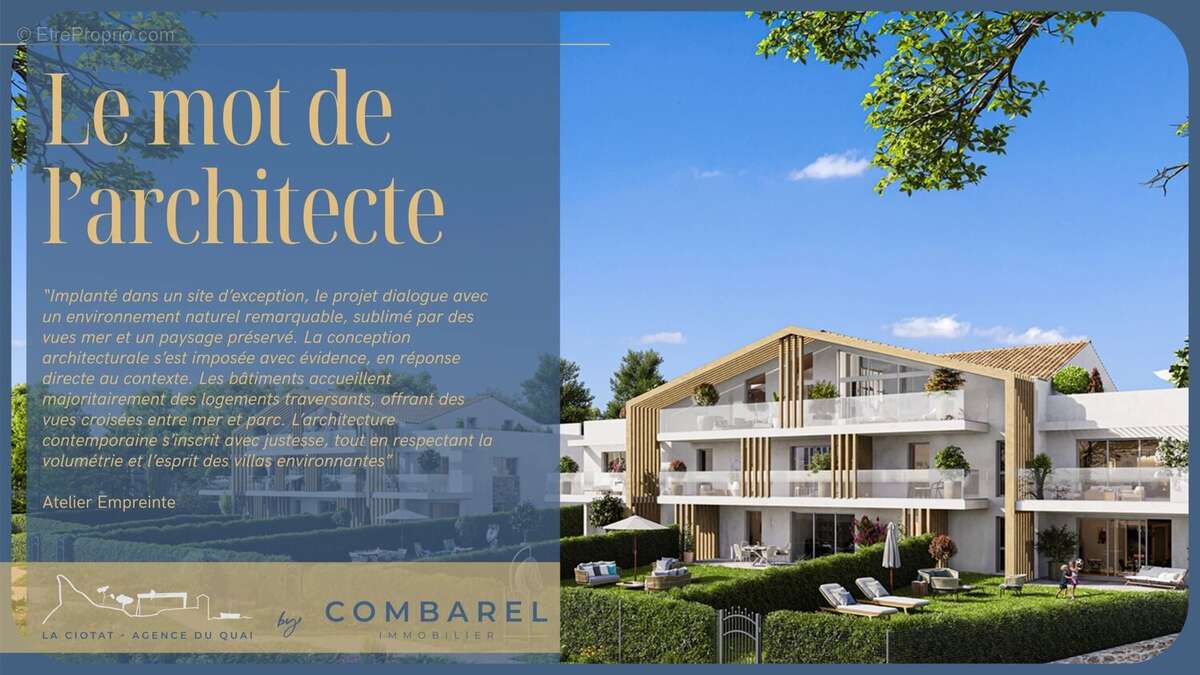 Appartement à LA CIOTAT