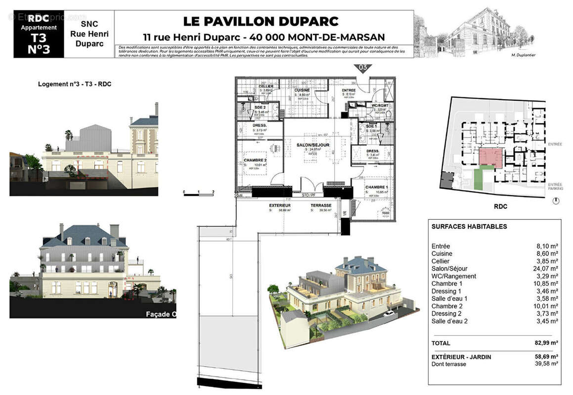 Appartement à MONT-DE-MARSAN