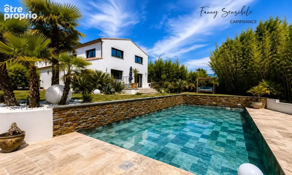 Maison 185 m² + annexe – piscine / pool house – terrain 1200 m² - village à pied - photo 2